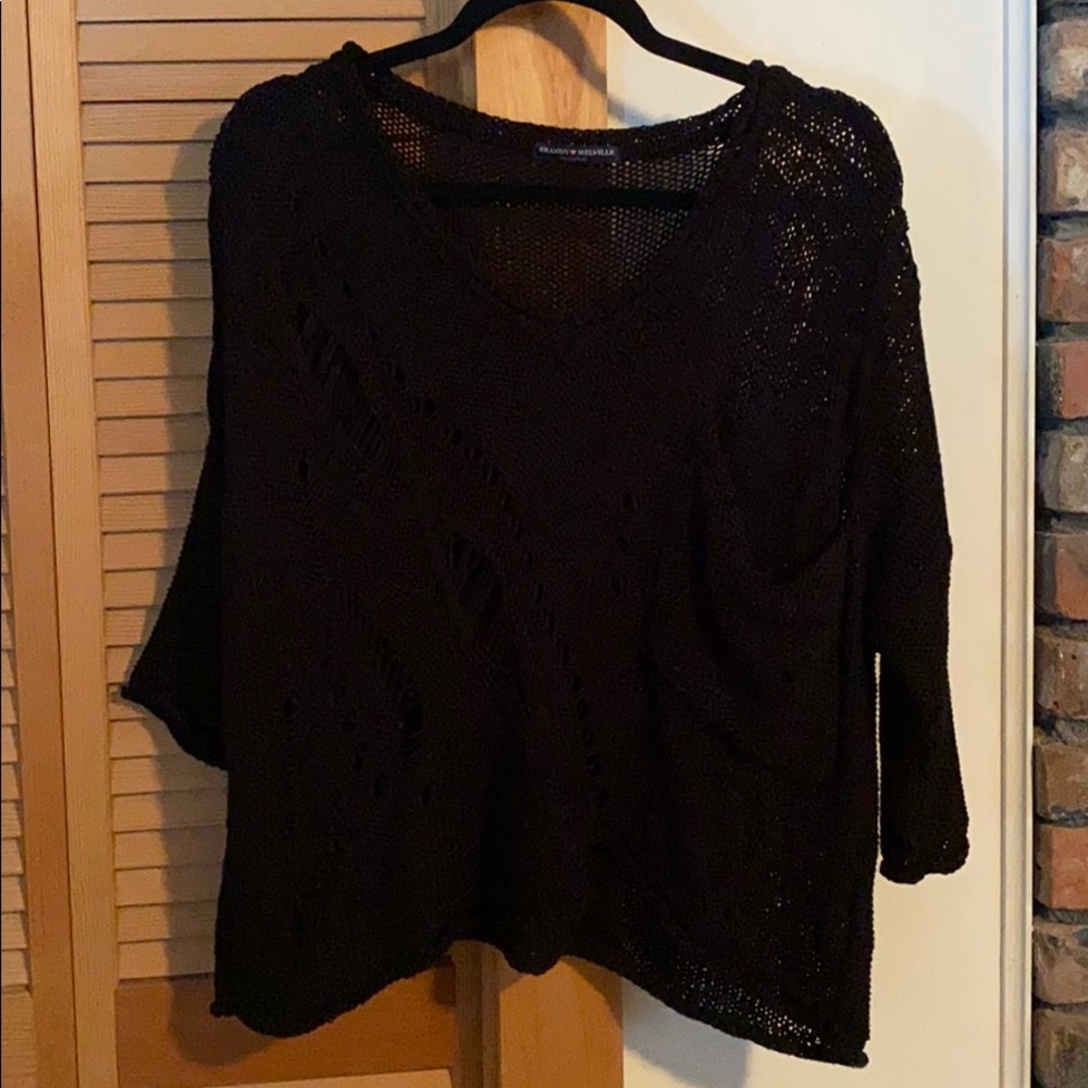 Brandy Melville Black Sweater Top